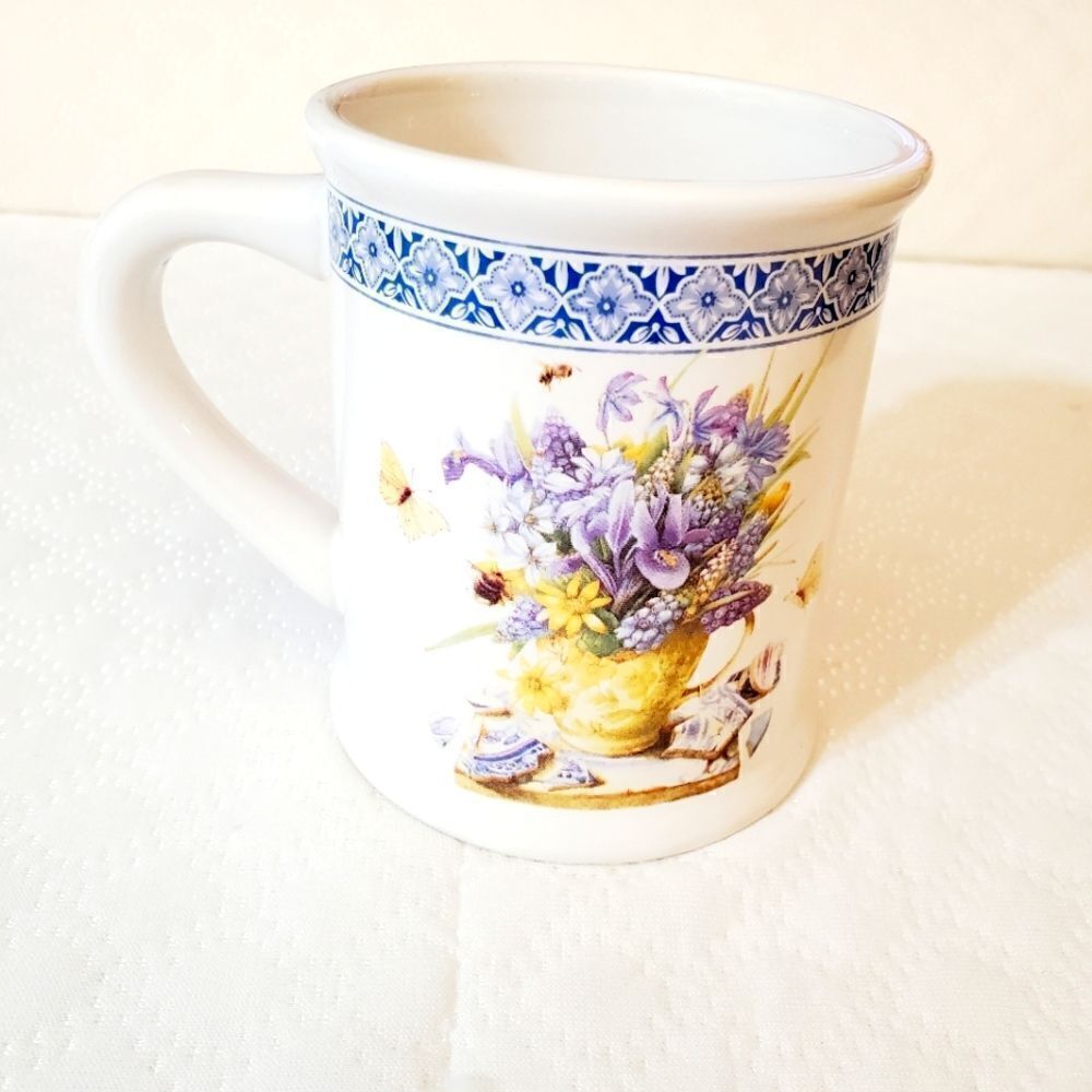 Hallmark Nature's Sketchbook Marjolein Bestin VTG Coffee/Tea Mug